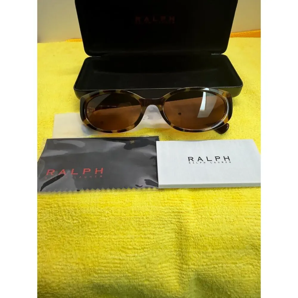 New In Box Women’s Ralph Lauren Sunglasses RA 5306U Yellow Havana NIB